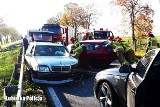 Wracał od lekarza i pomógł poszkodowanym w wypadku. Bohaterski czyn policjanta ze Sławy