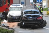 Wypadek w centrum Radomia. Trzy osoby ranne, były poważne utrudnienia [ZDJĘCIA]