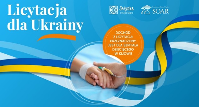 Polskie Radio zachęca do udziału w licytacji. Czekają ciekawe nagrody, a dochód zostanie przeznaczony na pomoc dla szpitala na Ukrainie.