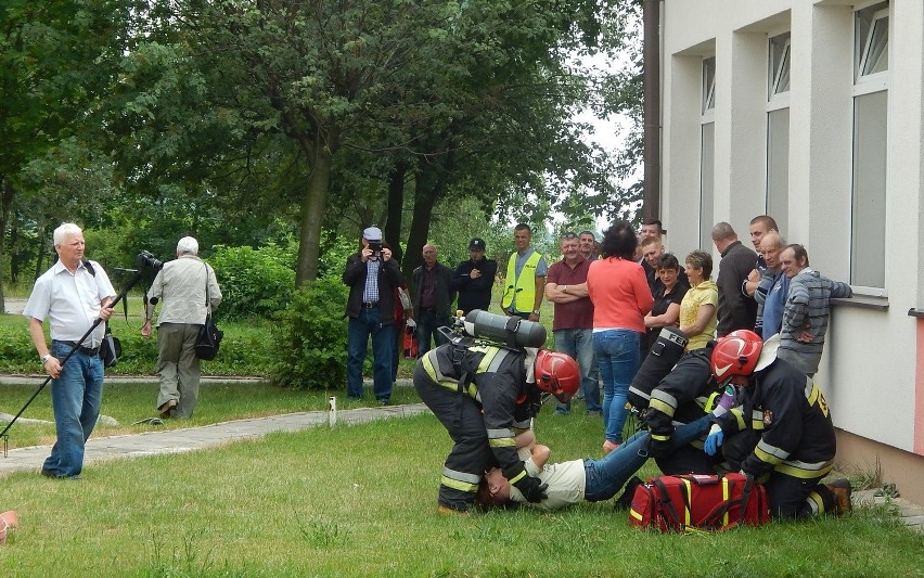 Ćwiczenia strażackie w Radziejowie