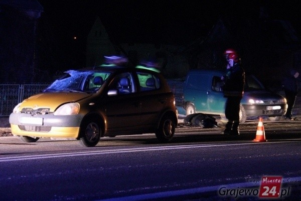 31-letnia kobieta kierująca Toyotą Yaris potrąciła...