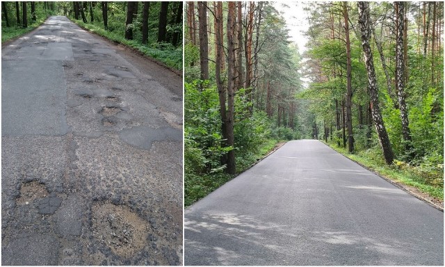 Nawierzchnia ulicy Gródki była pełna dziur, ale teraz nareszcie pojawił się tam nowy asfalt Zobacz kolejne zdjęcia/plansze. Przesuwaj zdjęcia w prawo naciśnij strzałkę lub przycisk NASTĘPNE