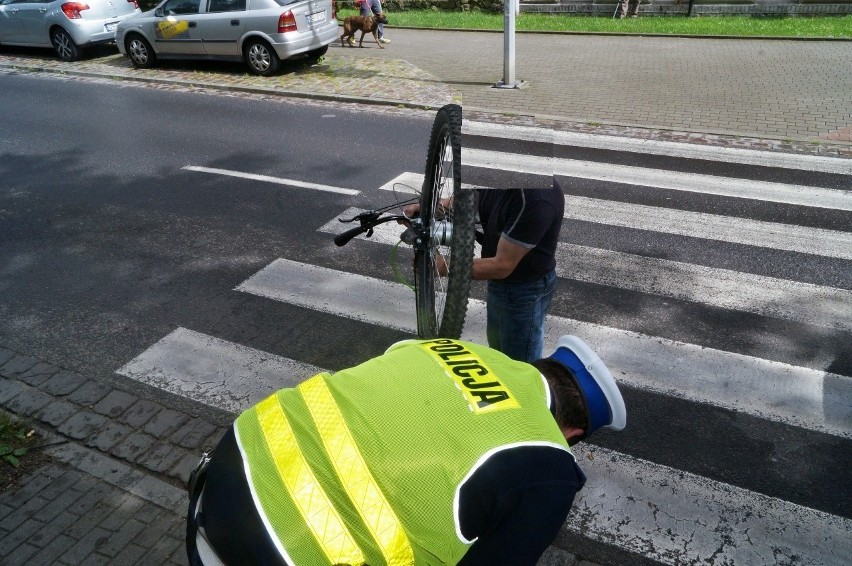 Potrącenie na ul. Kopernika w Słupsku