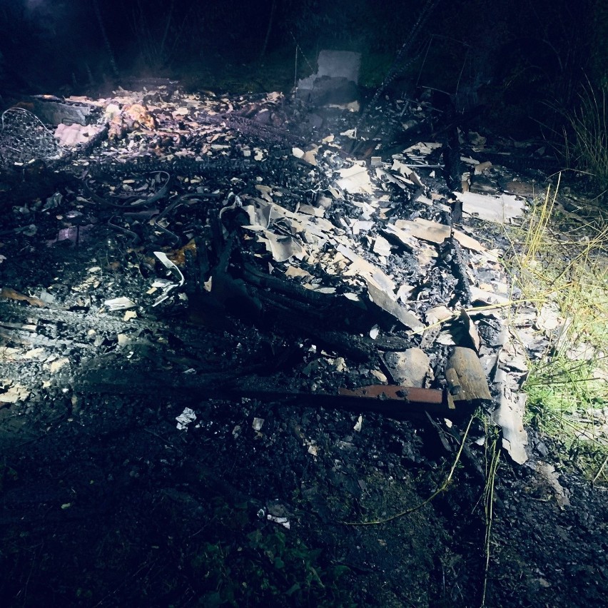 Pożar na terenie ogródków działkowych "Narcyz". W pogorzelisku znaleziono ciała trzech osób