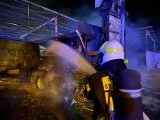Nocny pożar na wysypisku śmieci w Wypaleniskach pod Bydgoszczą. Nikomu nic się nie stało
