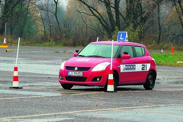 Aż 50 procent zdającychnie radzi sobie na placu manewrowym.