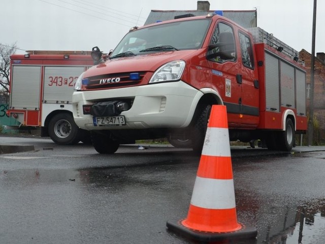 Na zielonogórskim parkingu zapalił się samochód