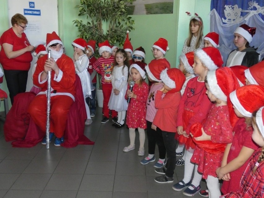 Święty Mikołaj zawitał do Szkoły Podstawowej imienia Marii...