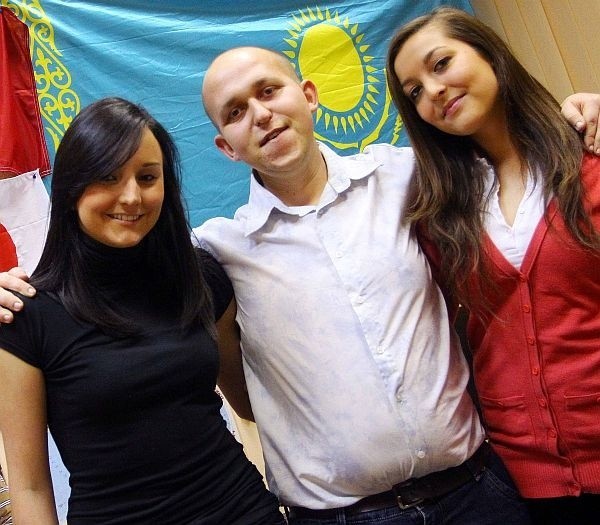 Oto ekipa radomskiego komitetu międzynarodowego stowarzyszenia studentów AIESEC (od lewej): Paulina Laskowska, Karol Wojda i Sylwia Chlipała.