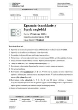 Egzamin ósmoklasisty 2019. JĘZYK ANGIELSKI odpowiedzi. Rozwiązania i arkusze CKE, klucz odpowiedzi z języka angielskiego 17 kwietnia 2019