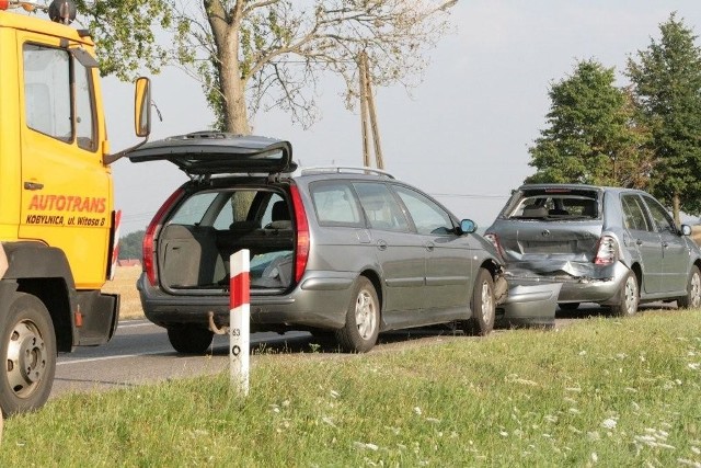 We wtorek, (29 lipca) w miejscowości Włynkówko doszło do kolizji trzech pojazdów, które kolejno najechały na siebie.