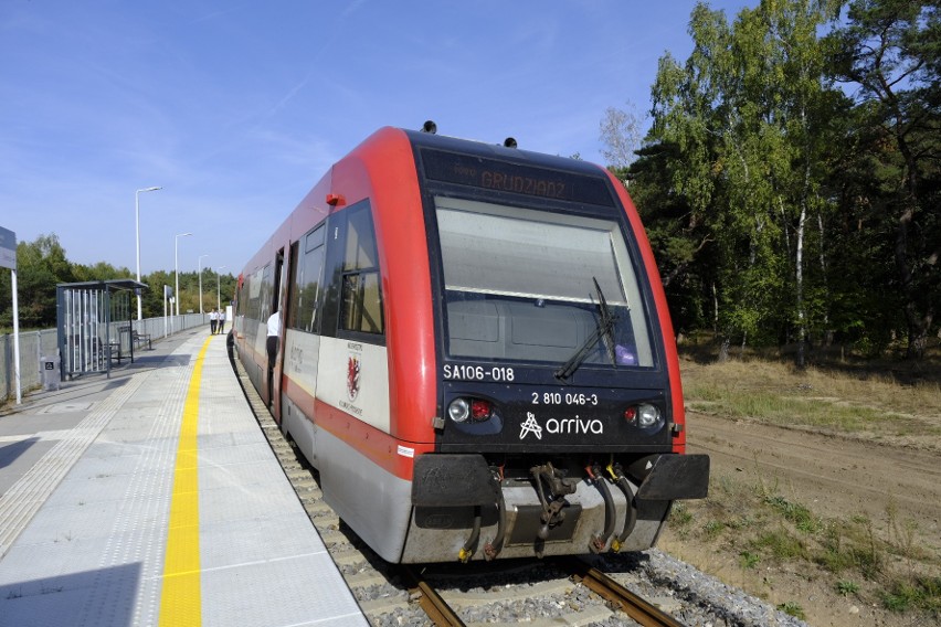 Pociągi Arrivy na stacji Toruń Katarzynka zatrzymywały się...