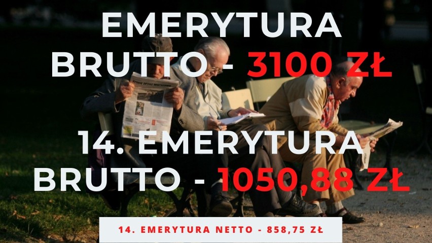 Takie będą stawki czternastej emerytury 2021. Zobacz wyliczenia brutto i netto