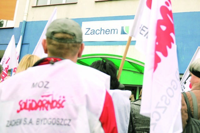 Zachem Bydgoszcz. 75 procent załogi już z wypowiedzeniami  Związkowcy nie dają za wygraną: 9 stycznia mają negocjować z zarządem odprawy dla 104 pracowników, którzy na razie nie będą zwolnieni