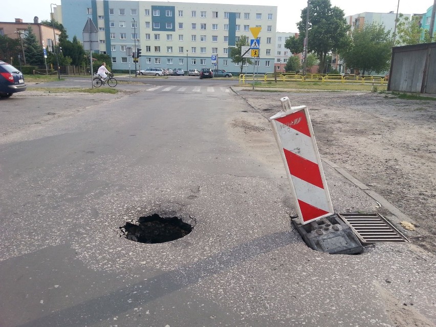 Czytelnik "Pomorskiej" fotografie zrobił dziś, 28 lipca br....