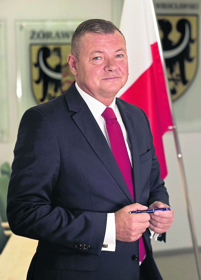 Roman Potocki, starosta powiatu wrocławskiego.