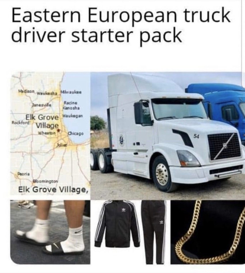 Zobacz memy o kierowcach ciężarówek