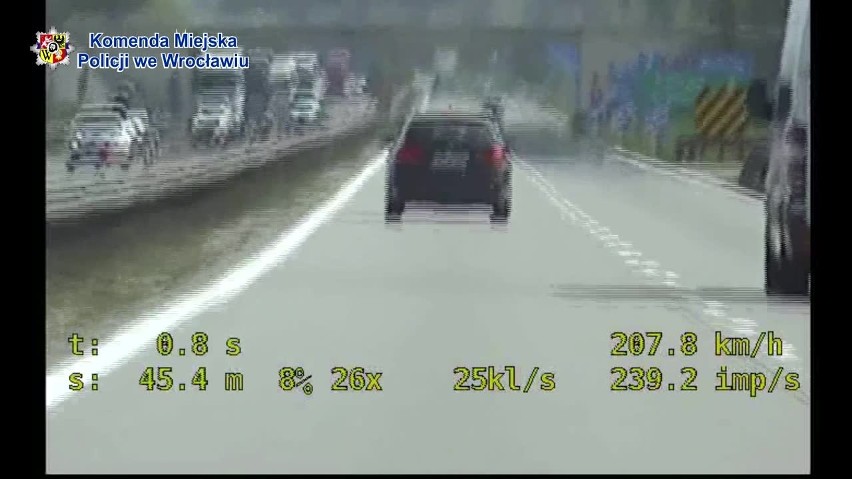 Koreańczyk w BMW szalał na A4. O 101 km/h przekroczył prędkość