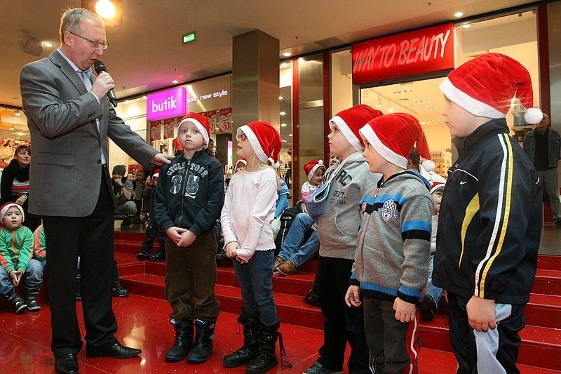 Rozpoczęcie sezonu świątecznego w galerii Echo w Kielcach