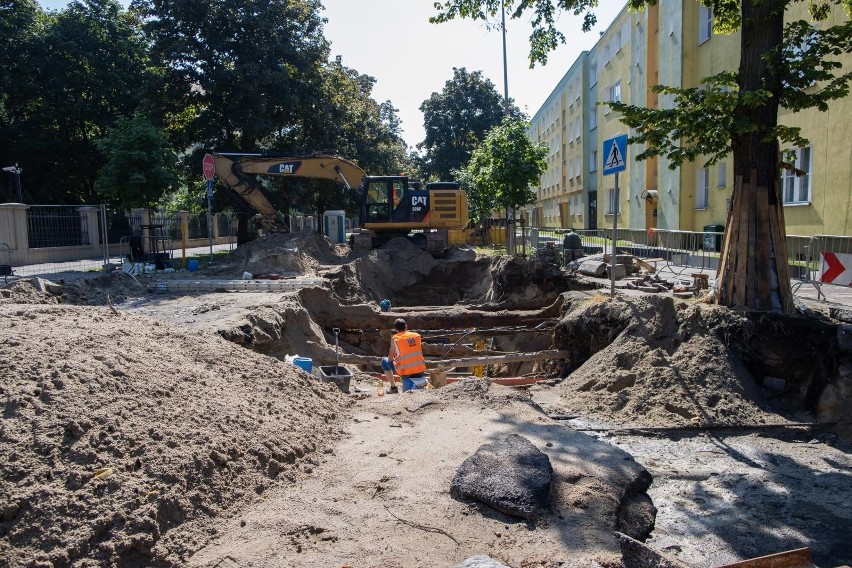 Remont na ul. Gdańskiej w pobliżu skrzyżowania z ul....