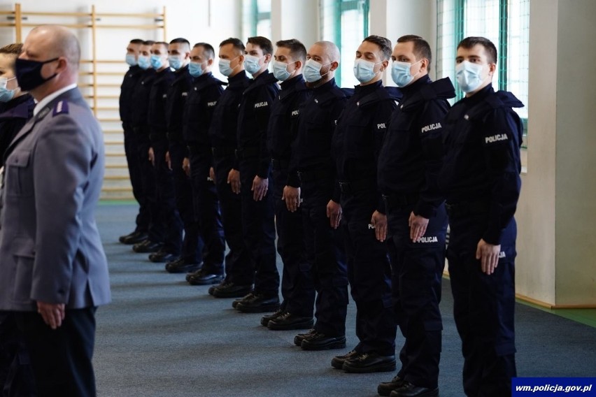 Warmińsko-mazurska policja ma nowych funkcjonariuszy....