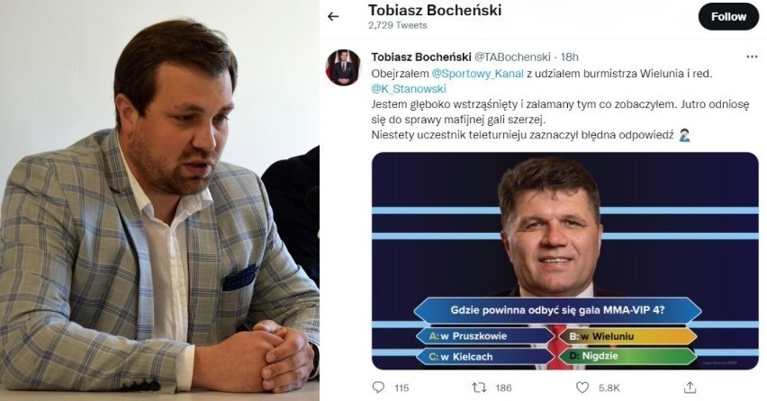 Burmistrz Paweł Okrasa nie chce rezygnować z gali MMA VIP w Wieluniu. Jest reakcja wojewody i stanowisko rady powiatu