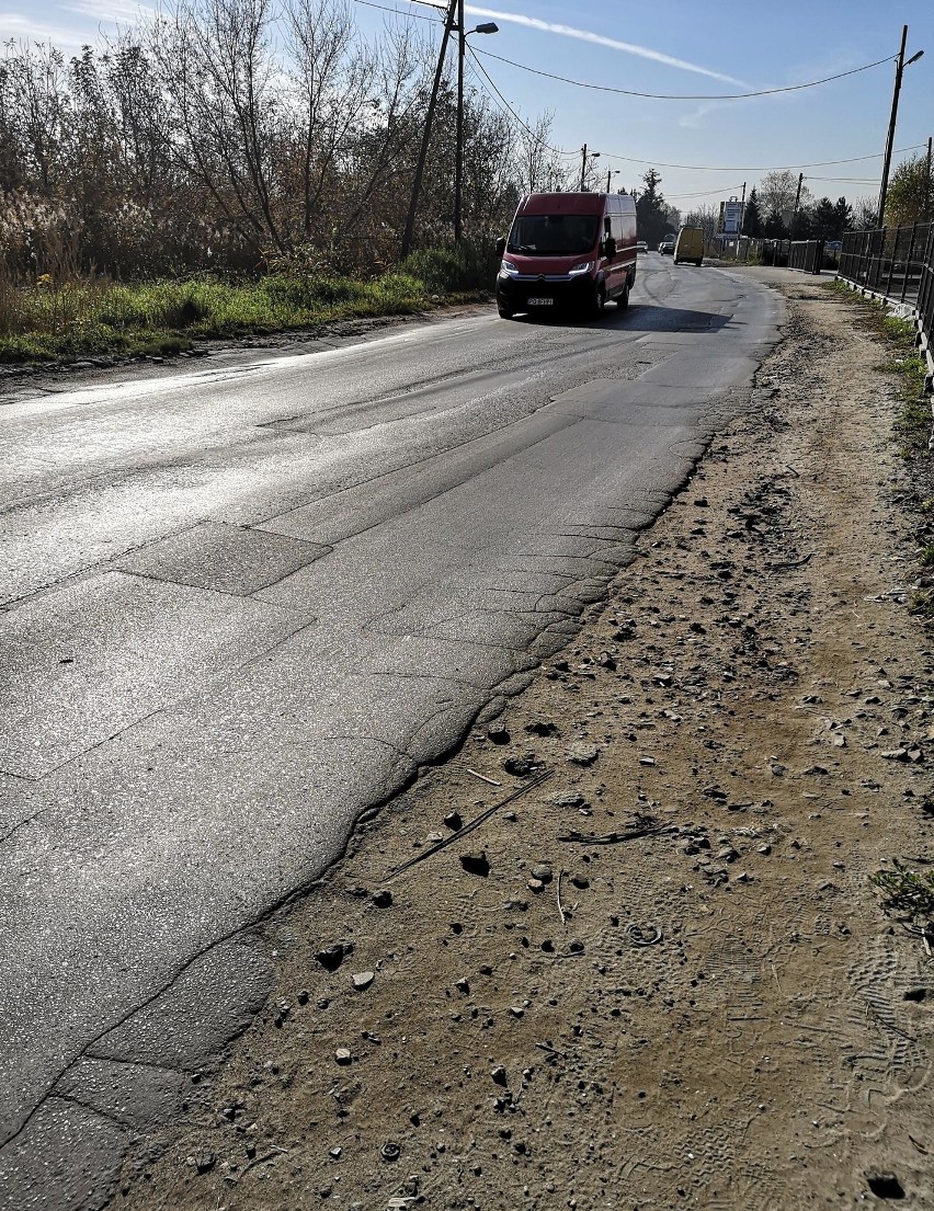 Ulica Półłanki jest w fatalnym stanie technicznym