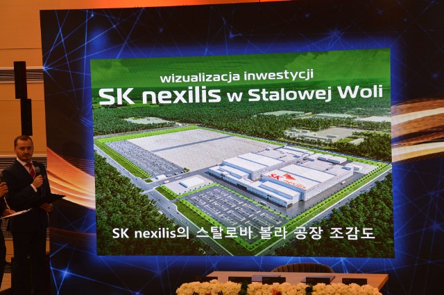 Wizualizacja zakładu, jaki koreańczycy wybudują w celu produkcji folii do akumulatorów „elektryków”
