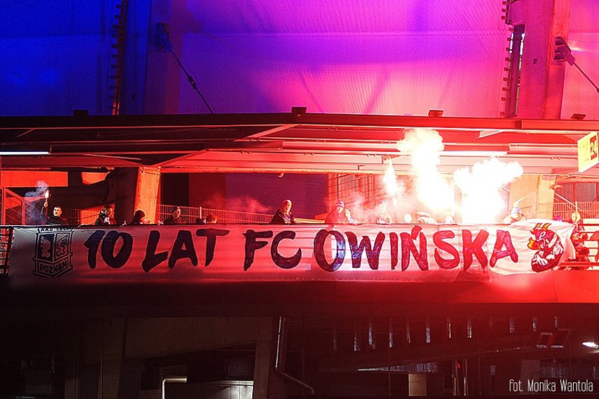 Kibice na meczu Lech Poznań - Śląsk Wrocław