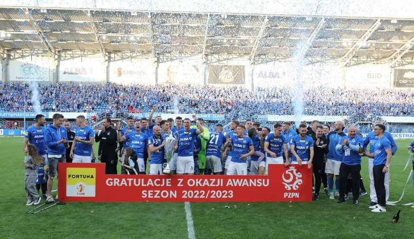 Ruch Chorzów drugim klubem, który awansował do Ekstraklasy! Ostatnia kolejka Fortuna 1. Ligi za nami! Oto pary barażowe