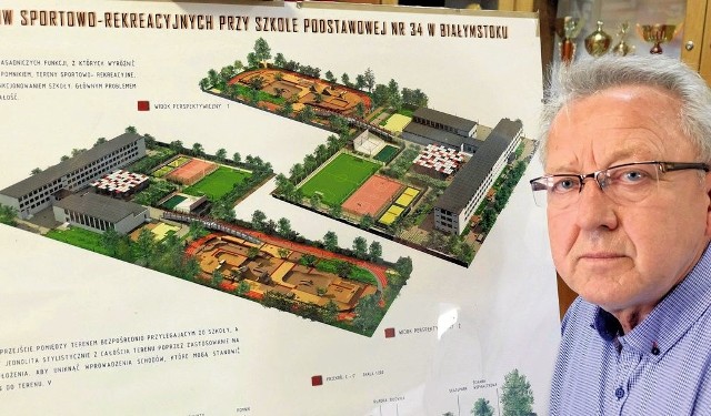 Dyrektor podstawówki Jerzy Bołtuć chciałaby tu zbudować stadion lekkoatletyczny. Teraz to nie będzie takie proste.