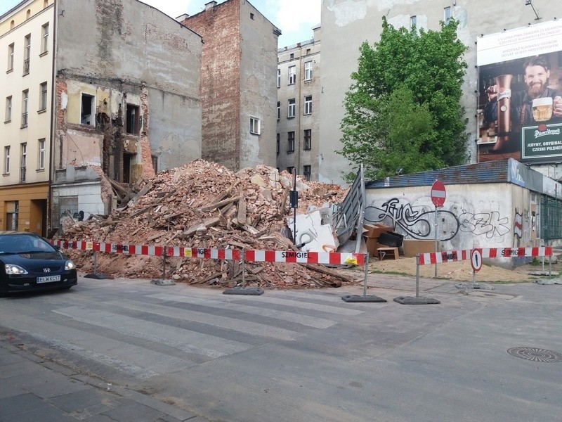 Z domu zostały w czwartek już tylko gruzy.