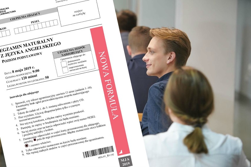 Matura 2019: Język angielski poziom podstawowy ZADANIA...