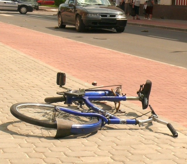 Potrącenia rowerzystów nie należą w Stalowej Woli do rzadkości.