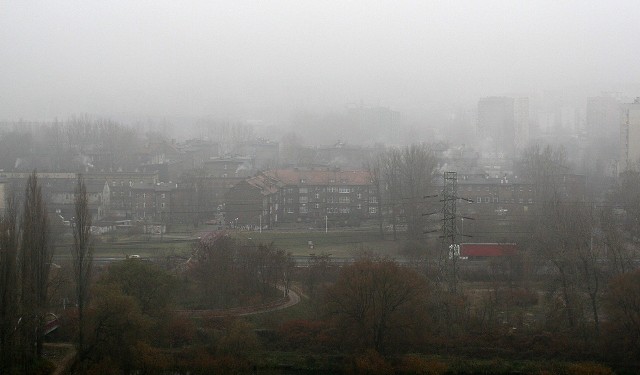 Smog nad Katowicami