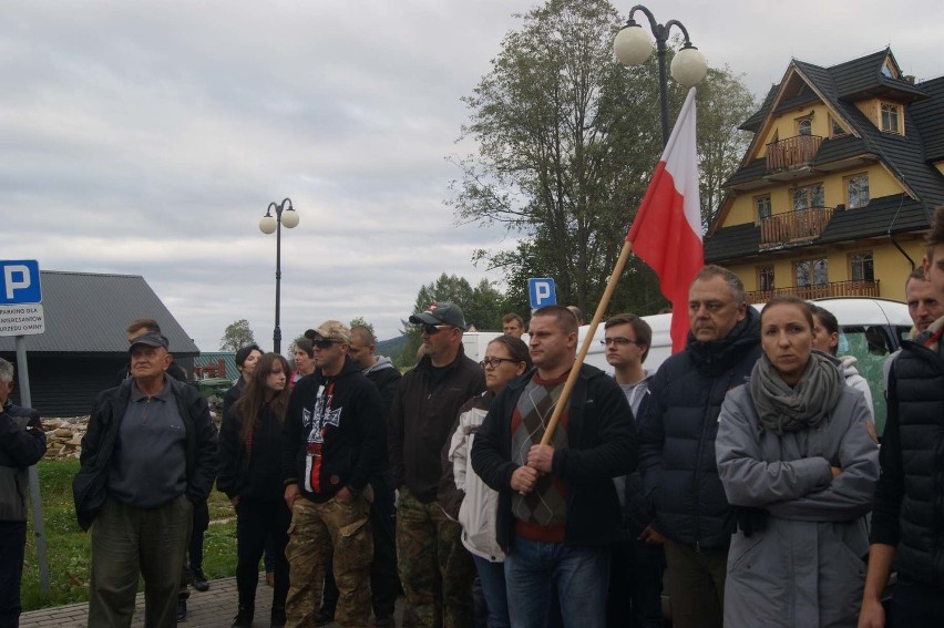 Demonstracja w Kościelisku.