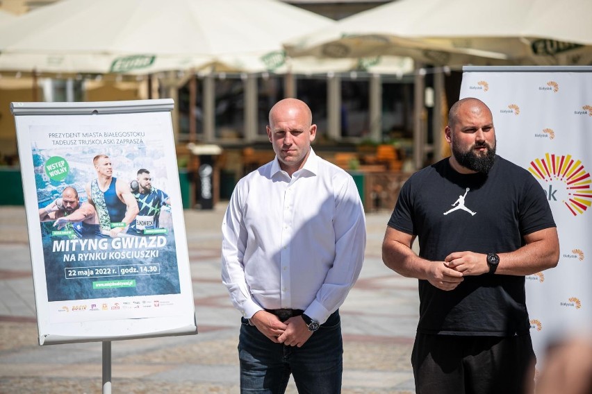 Konferencja prasowa przed Mityngiem Gwiazd w Białymstoku