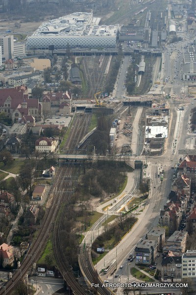 Ogrom Poznań City Center naprawdę widać dopiero z lotu ptaka