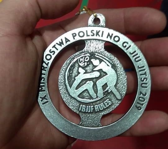 Aspirant Krzysztof Babisz z Prudnika został wicemistrzem Polski w brazylijskim Jiu–Jitsu