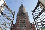 Sosnowiec. Mija7 lat od ogromnego pożaru katedry. Jak wygląda teraz? Obecnie trwa remont wieży