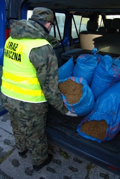 Skonfiskowali 100 kilogramów nielegalnego tytoniu.