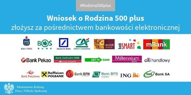 Wniosek o 500 złotych na dziecko przez internet