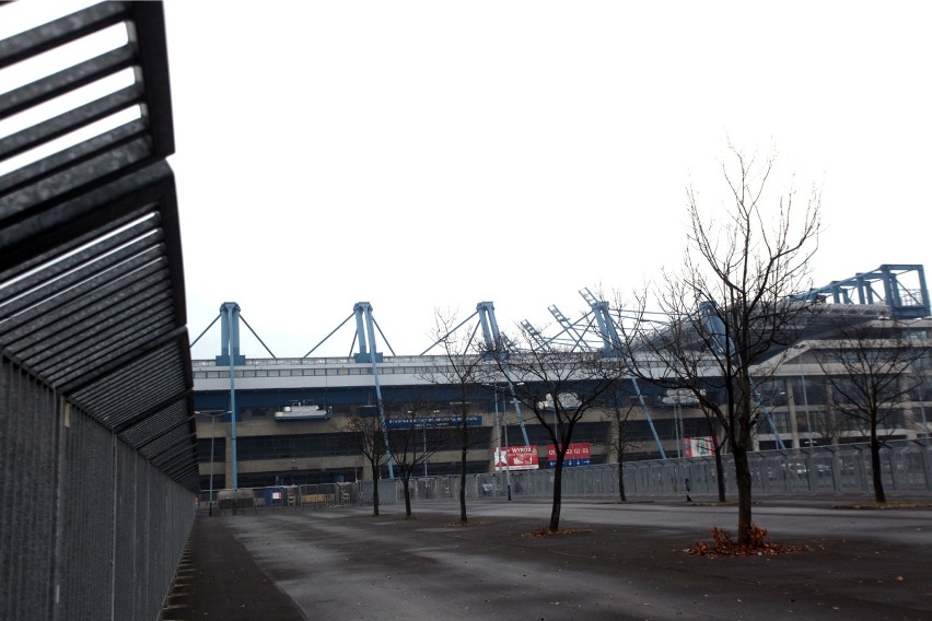 Parking przy stadionie Wisły Kraków