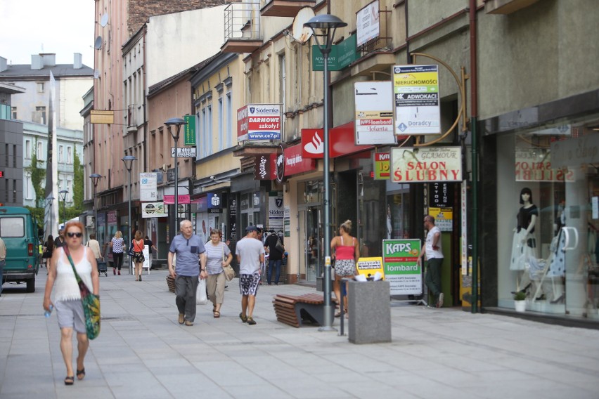 Sosnowiec, ulica Modrzejowska. Nowa fontanna