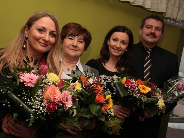 Finalistami plebiscytu Lubuszanin Roku w powiecie międzyrzeckim zostali m.in. (od lewej) Ewa Skrzek-Bączkowska, Teresa Chamienia, Anna Bubnowska i Waldemar Kozielewski.