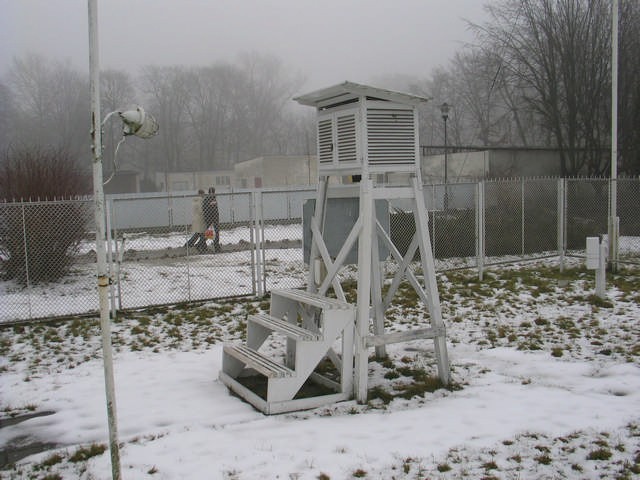 Punkt meteorologiczny w inowrocławskim Parku Zdrojowym