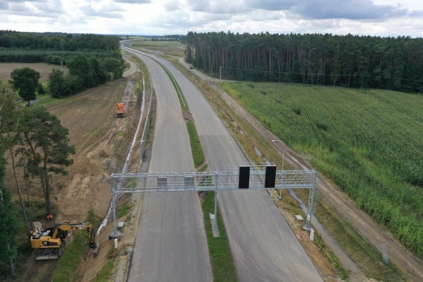 Postęp prac przy budowie obwodnicy Niemodlina.