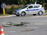 Wypadek na Tymienieckiego w Łodzi. Kierowca BMW potrącił rowerzystkę i uciekł z miejsca wypadku