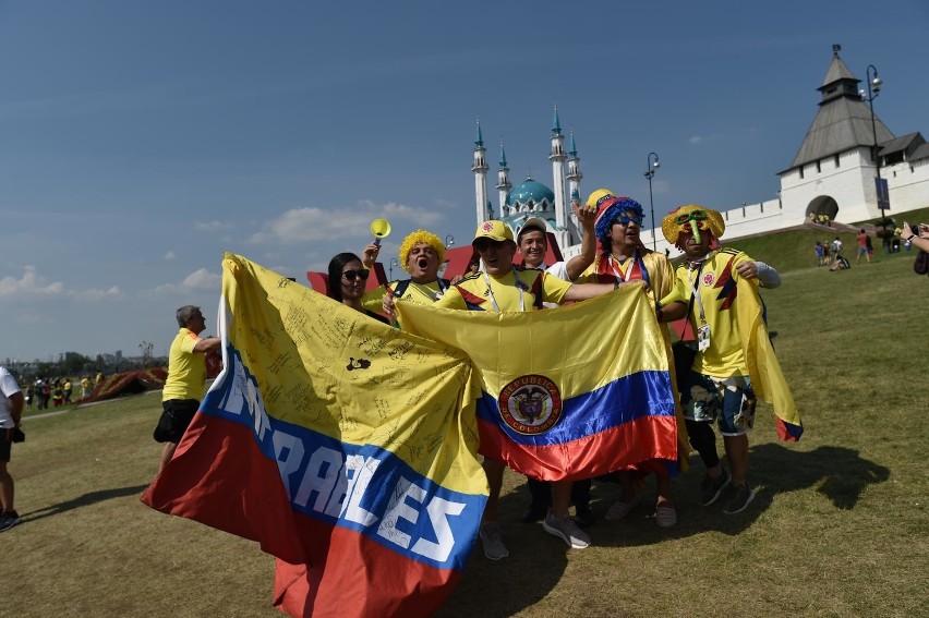 Mnóstwo kolumbijskich kibiców przyjechało do Rosji wspierać...