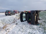 Fatalny poranek na zduńskowolskich drogach. Zaledwie w ciągu godziny doszło do wypadku i czterech kolizji 